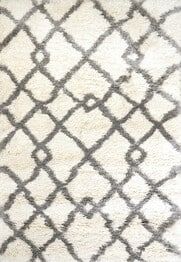 Dynamic Rugs NITRO LUX 6361-109 Ivory and Light Grey